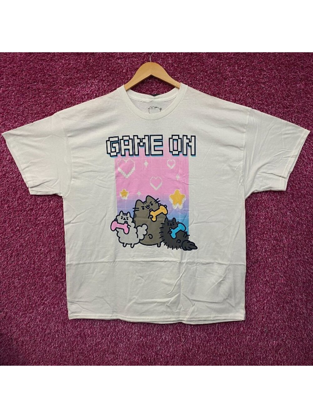 Pusheen "Game On" Graphic T-Shirt 2XL
